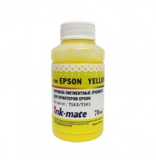 Чернила для EPSON (T143/T141) (70мл, yellow, Pigment) EIM-143PY Ink-Mate