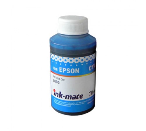 Чернила для epson (t6732/t1712) l800/ expression home xp-103/203/406 (70мл, cyan, dye) eim-801c  ink-mate