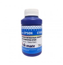 Чернила для EPSON (T143/T141) (70мл, cyan, Pigment) EIM-143PC Ink-Mate