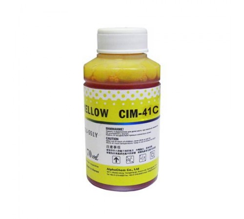 Чернила для CANON CL38/CL41/CL51/CLI-8 (70мл, yellow, Dye) CIM-41C Ink-Mate