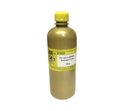 Тонер для epson aculaser c1100 (фл,120,желт,nonchem tomoegawa) gold atm