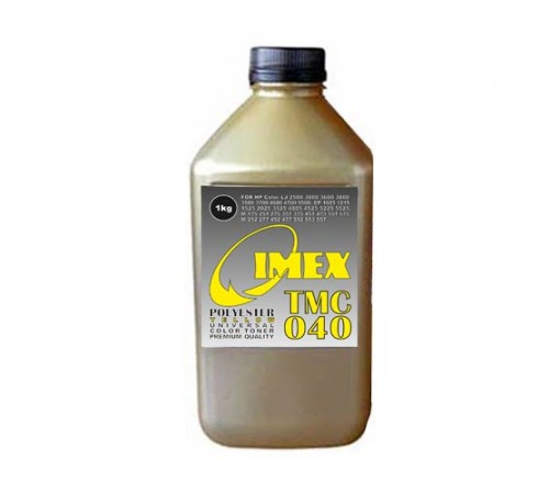 Тонер для hp color универсал тип tmc 040 (фл,1кг,желт,polyester,imex) gold atm