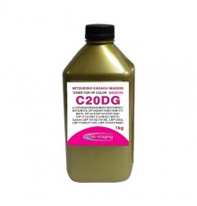 Тонер для hp color универсал тип c20dg (фл,1кг,кр,glossy,chemical mki) gold atm