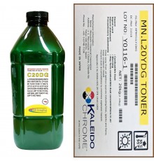 Тонер для hp color универсал тип c20dg (фл,1кг,желт,glossy,chemical mki) green atm