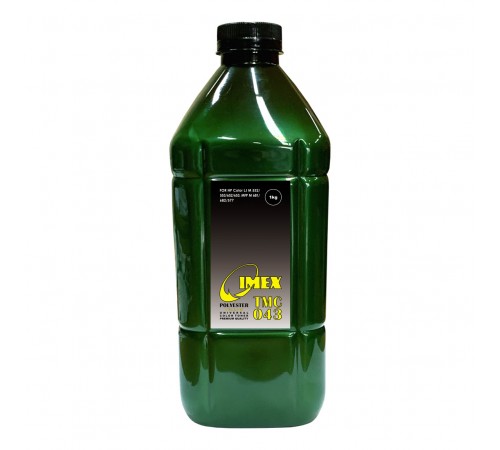 Тонер для hp color универсал тип tmc 043 (фл,1кг,желт,polyester,imex) green atm