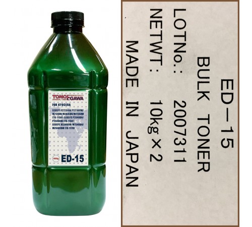 Тонер для kyocera универсал тип ed-15 (фл,900,tomoegawa) green atm