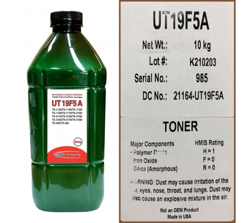 Тонер для kyocera универсал тип ut 19f5a (фл,900,mitsubishi/mki) green atm