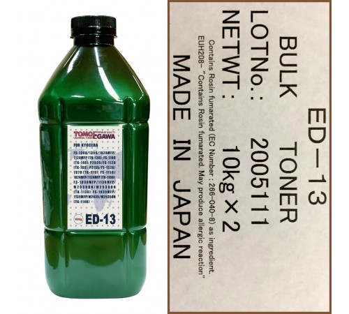 Тонер для kyocera универсал тип ed-13 (фл,900,tomoegawa) green atm