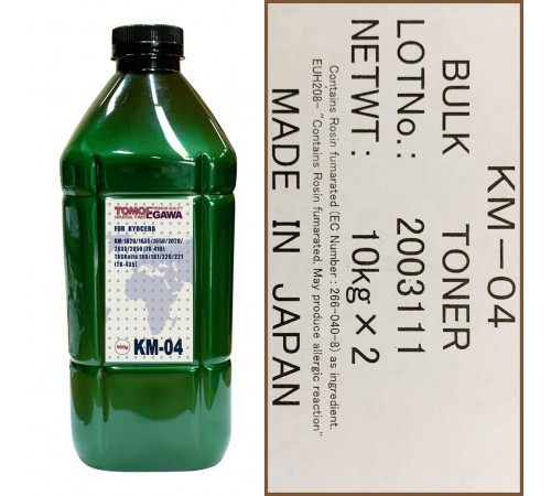 Тонер для kyocera универсал тип km-04 (фл,900,tomoegawa) green atm