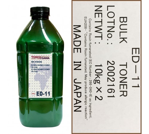 Тонер для kyocera универсал тип ed-11 (фл,900,tomoegawa) green atm