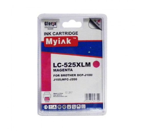 Картридж для Brother MFC-J200/DCP-J100/J105 (LC525XLM) кр (16,6ml, Dye) MyInk