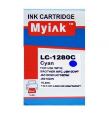 Картридж для Brother MFC-J5910/6510/6710 (LC1280XLC) син (16,6ml, Dye) MyInk