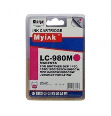 Картридж для Brother DCP-145C/6690CW/MFC-250C (LC980M) кр (18ml, Dye) MyInk