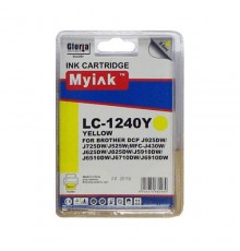 Картридж для Brother MFC-J6510/6710/6910 (LC1240Y) желт (9,6ml, Dye) MyInk