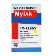 Картридж для Brother MFC-J5910/6510/6710 (LC1280XLY) желт (16,6ml, Dye) MyInk