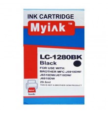 Картридж для Brother MFC-J5910/6510/6710 (LC1280XLBK) ч (29,6ml, Pigment) MyInk