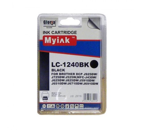 Картридж для Brother MFC-J6510/6710/6910 (LC1240BK) ч (16,6ml, Pigment) MyInk