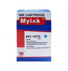 Картридж для CANON PFI-107C IPF 670/680/685/770/780/785 син (130ml, Dye) MyInk