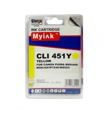 Картридж для CANON CLI-451 XLY PIXMA iP7240/MG6340/5440/7140 желт (12ml, Dye) MyInk