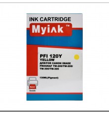 Картридж для canon  pfi-120y tm-200/205/300/305 yellow (130ml, pigment) myink