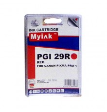 Картридж для canon pgi-29r pixma pro-1 red myink