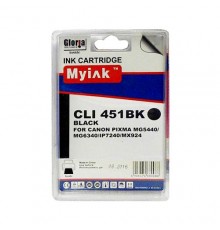 Картридж для CANON CLI-451 XLBK PIXMA iP7240/MG6340/5440/7140 ч (12ml, Dye) MyInk