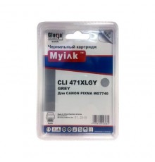 Картридж для CANON CLI-471 XLGY PIXMA MG7740 серый MyInk