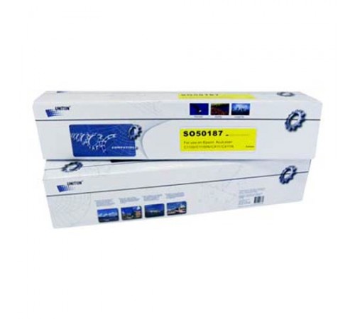 Картридж для EPSON AcuLaser C1100/CX11N (S050187) Toner Cartr жел (4К) UNITON Premium