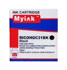 Картридж гелевый для RICOH Aficio GX e5550N type GC 31KH ч (78ml, Pigment) MyInk