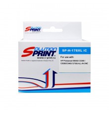 Картридж Sprint SP-H-178XL iC (совместимый, голубой, 750 стр.)